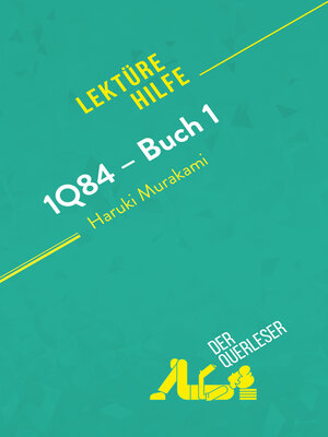 cover image of 1Q84 – Buch 1 von Haruki Murakami (Lektürehilfe)